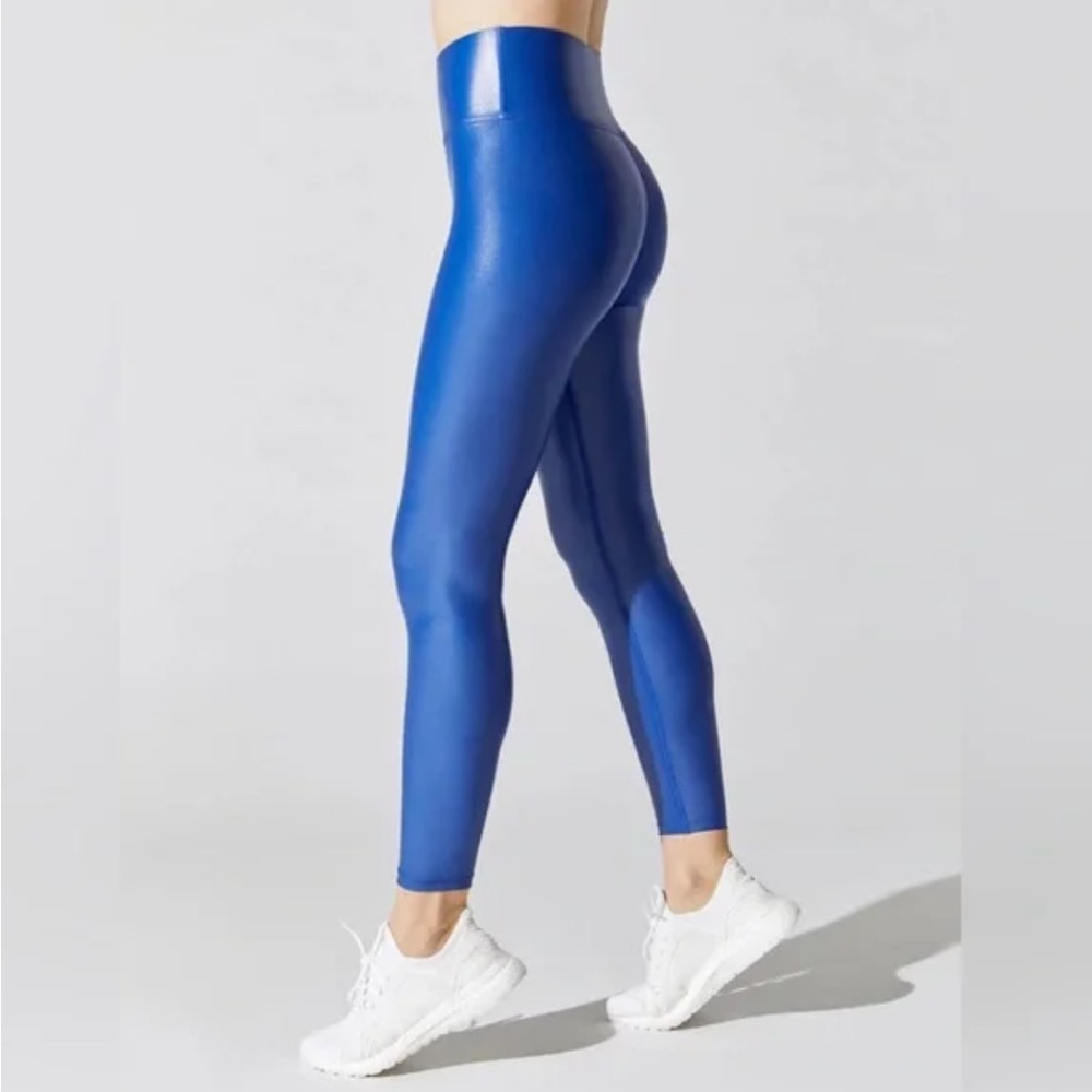 Carbon38 high rise full length takara lazuli blue